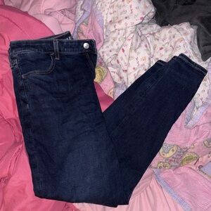 American Eagle Dark Blue Women's Jeans